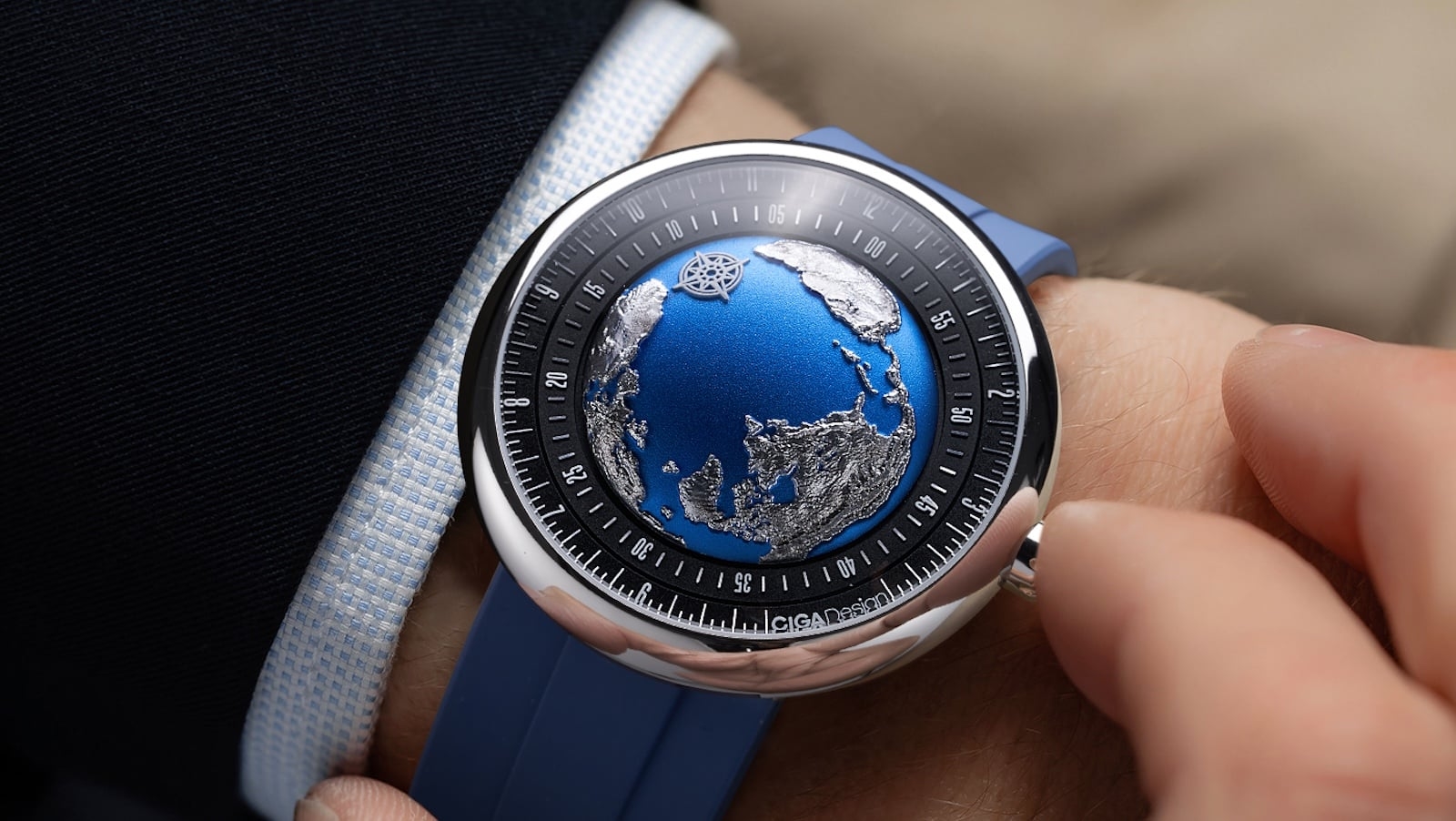 CIGA Design Blue Planet II U039 – When the Earth Moves on Your Wrist