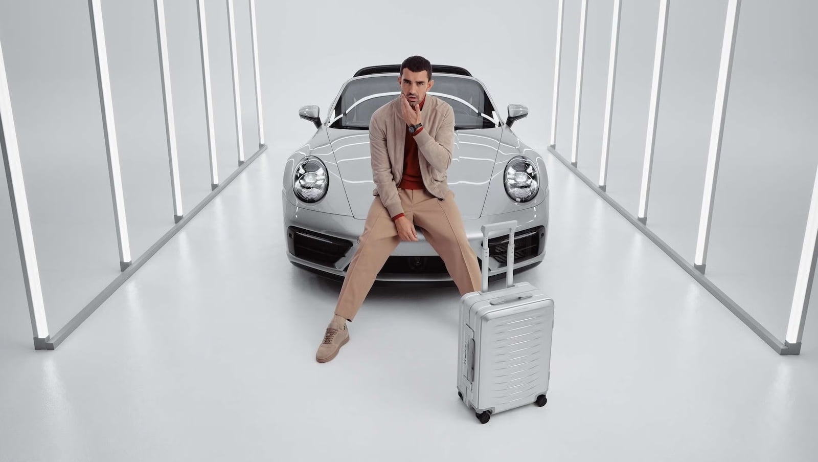 Porsche Roadster Aluminum Trolley: When a Suitcase Is Designed Like a Porsche 911