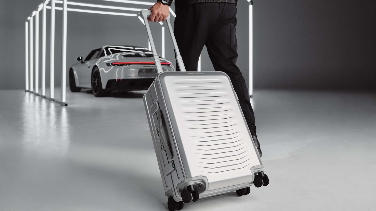 Porsche Roadster Aluminum Trolley: When a Suitcase Is Designed Like a Porsche 911