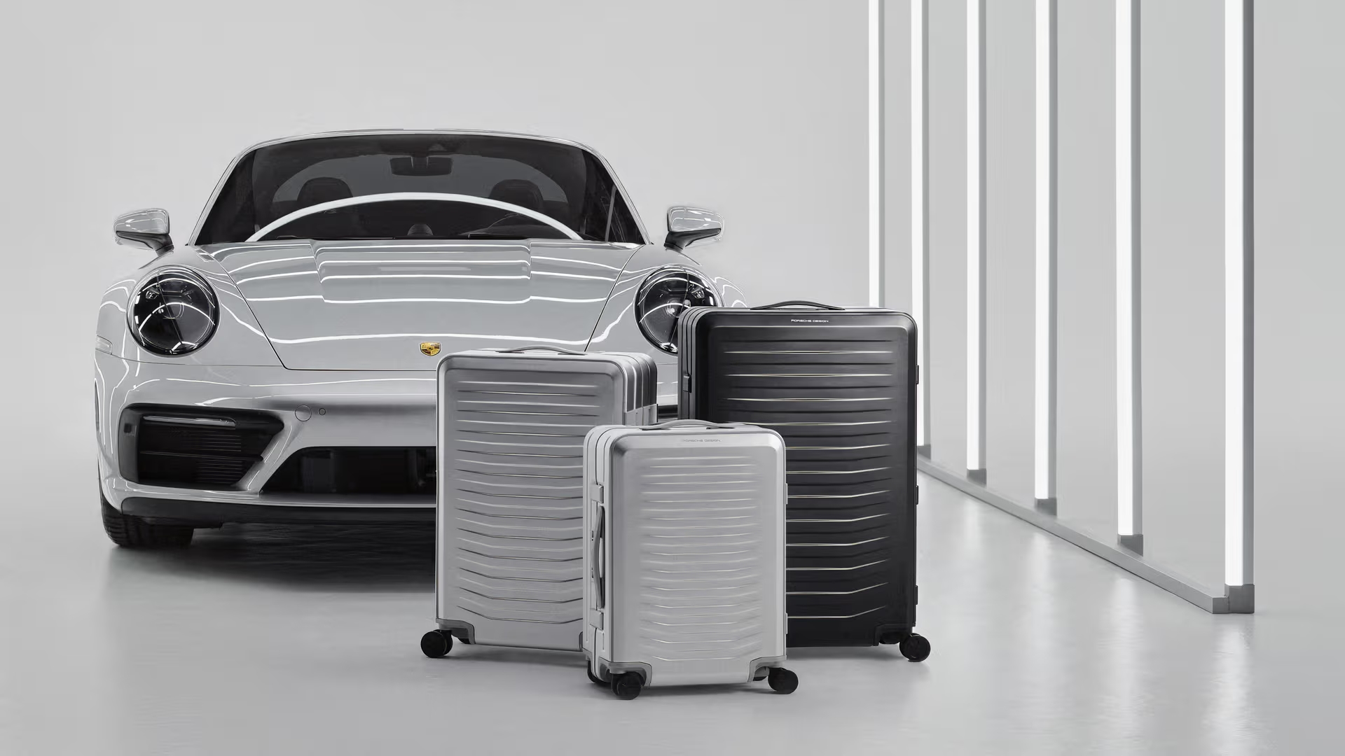 Porsche Roadster Aluminum Trolley: When a Suitcase Is Designed Like a Porsche 911