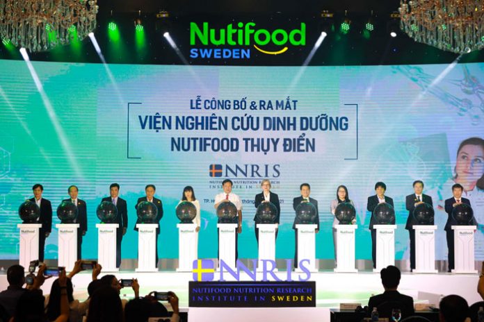 Nutifood ra mắt Viện dinh dưỡng Nutifood Thuỵ Điển NNRIS