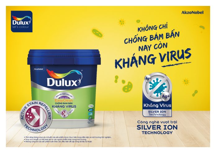 Ra mắt sơn Dulux EasyClean chống bám bẩn và kháng virus bảo vệ sức khoẻ gia đình