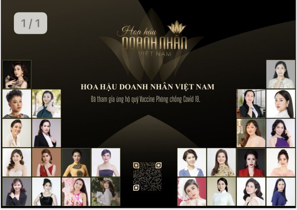 Nữ doanh nhân ‘Hoa hậu Doanh nhân Việt Nam’ ủng hộ Quỹ Vắc-xin Covid-19