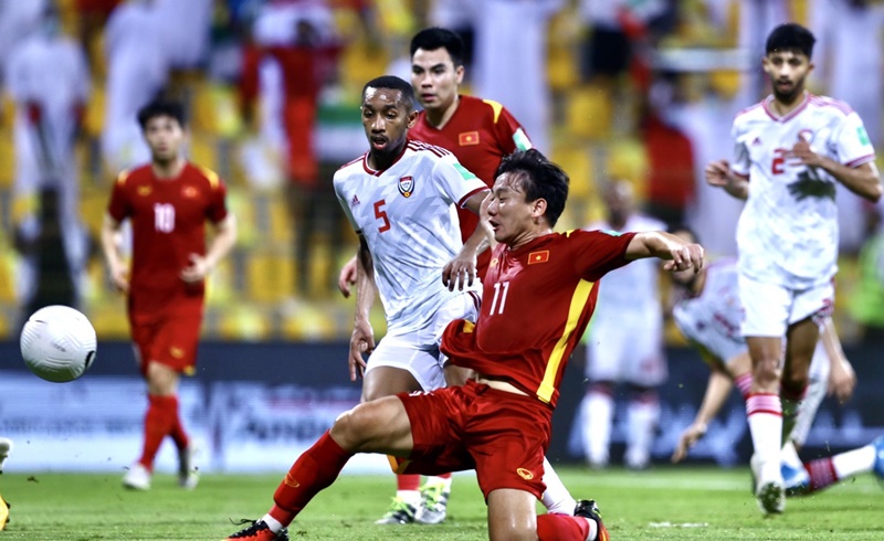 Kết quả UAE vs Việt Nam