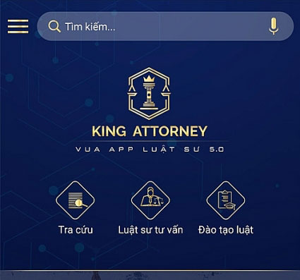 Ra mắt ứng dụng King Attorney phổ biến kiến thức pháp luật đến cộng đồng