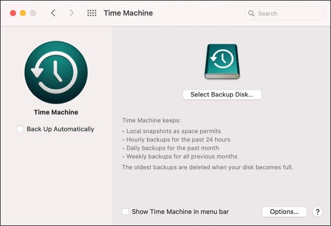 Cỗ máy thời gian trên macOS Big Sur