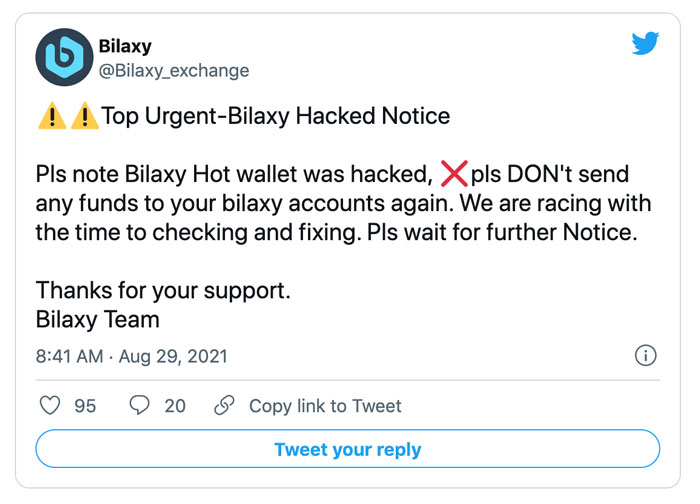 Bilaxy, Bilaxy đóng cửa