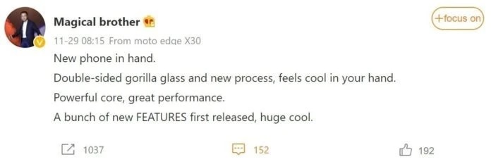 Moto Edge 30 Ultra