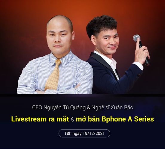 Nghệ sỹ Xuân Bắc livestream bán Bphone