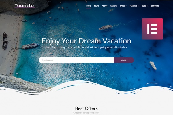Top 6 theme web du lịch đẹp nhất