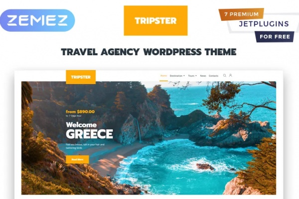 Top 6 theme web du lịch đẹp nhất