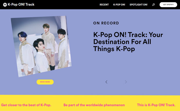 K-Pop ON! Track Spotify