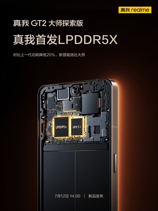 Đi,ện thoại đầu tiên với LPDDR5X, Điện thoại Realme, Realme GT2 Explorer Master