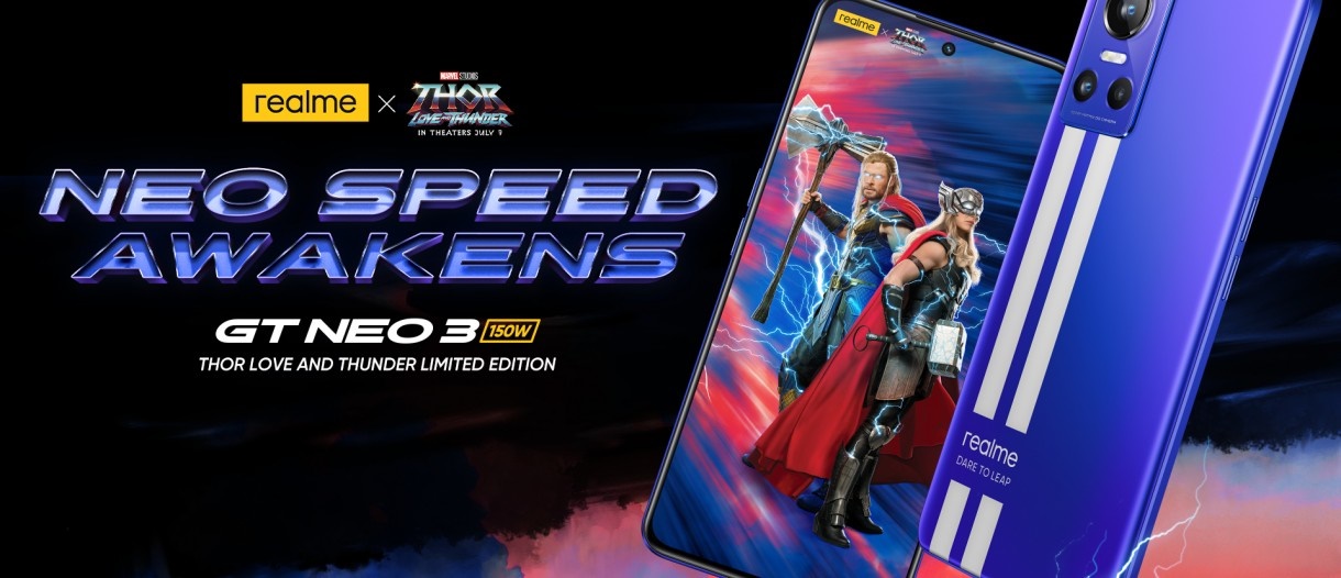 Realme GT Neo 3 150W Thor Love and Thunder Limited Edition, Điện thoại Realme