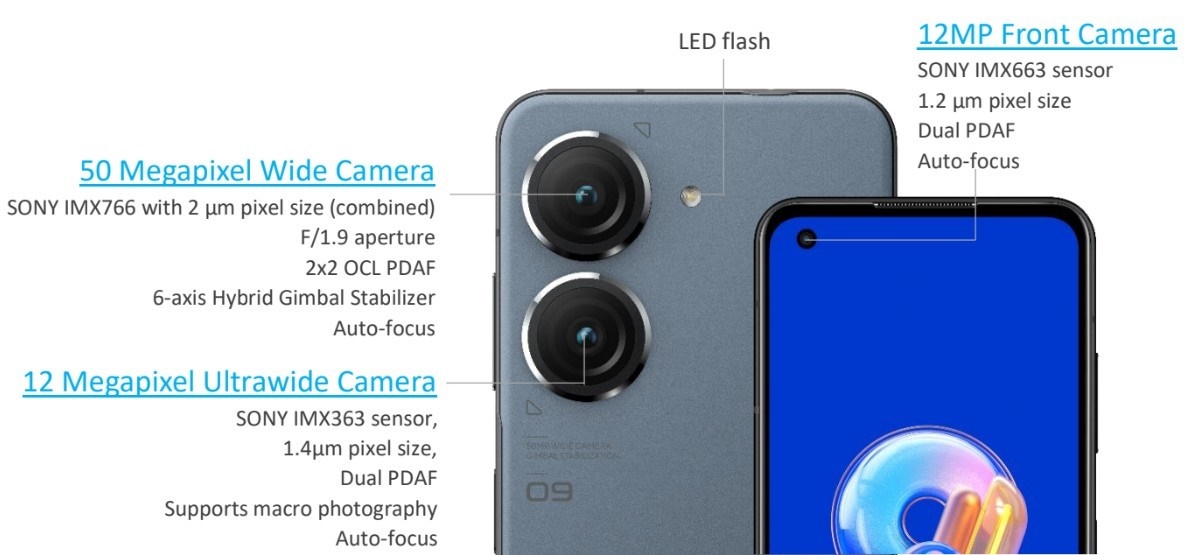 Asus Zenfone 9, điện thoại Asus