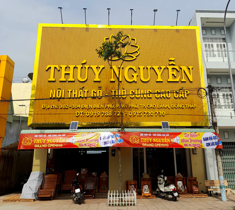 Tưng bừng khai trương cửa hàng nội thất phong thủy Thúy Nguyễn tại Đồng Tháp
