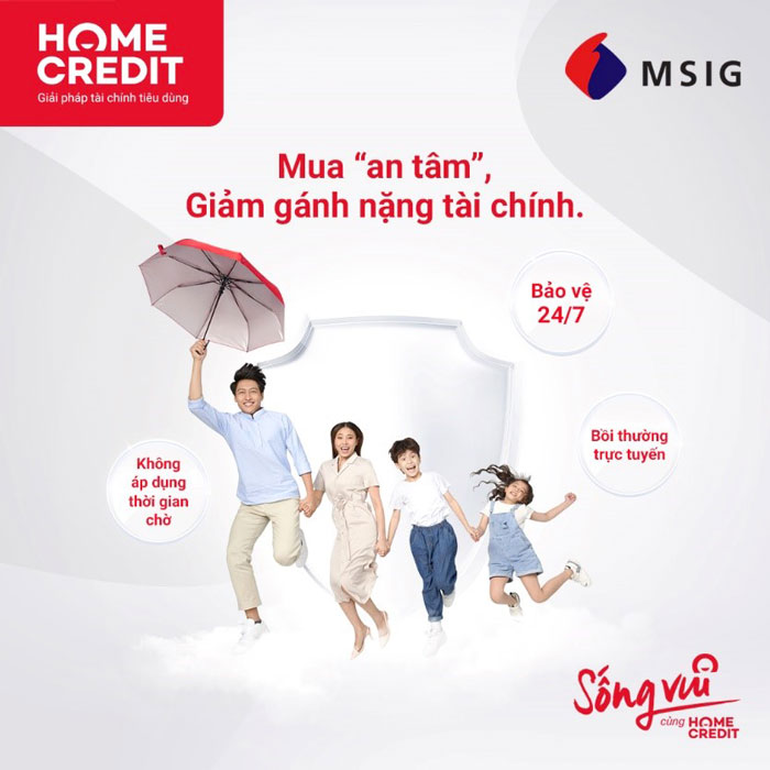 bảo hiểm home credit, bảo hiểm tài chính gia đình, tài chính tiêu dùng