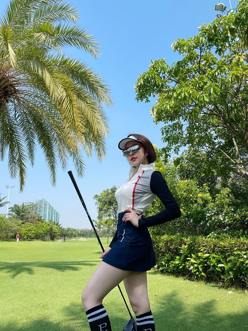 Hot girl Trâm Anh, Trâm anh, hot girl, golf, golfer