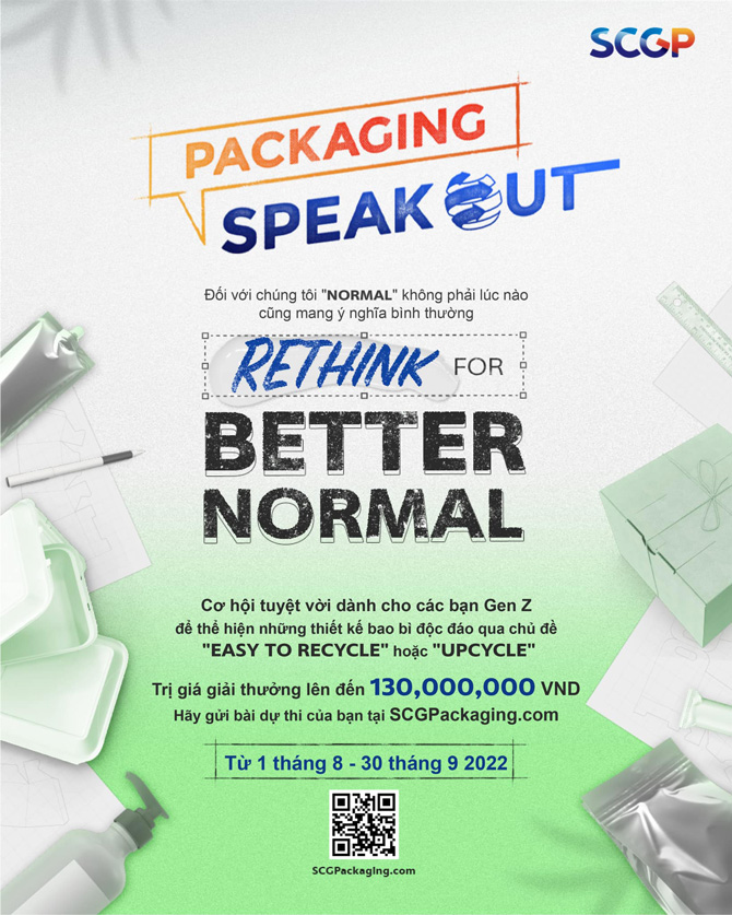 Khởi động Cuộc thi thiết kế bao bì SCGP Packaging Speak Out 2022 - Việt Nam
