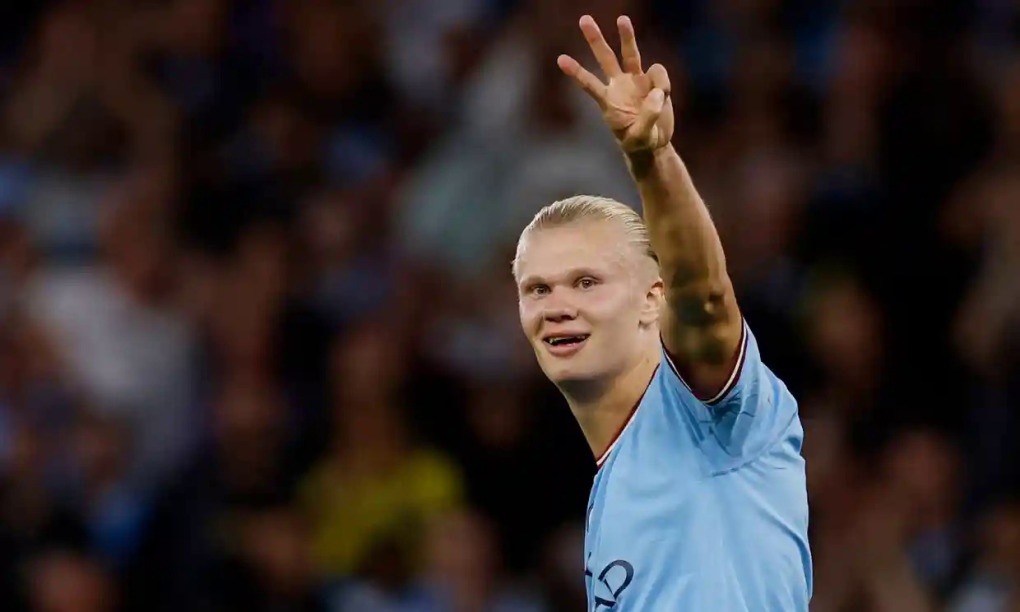 Haaland ghi hat-trick thứ 2, Haaland