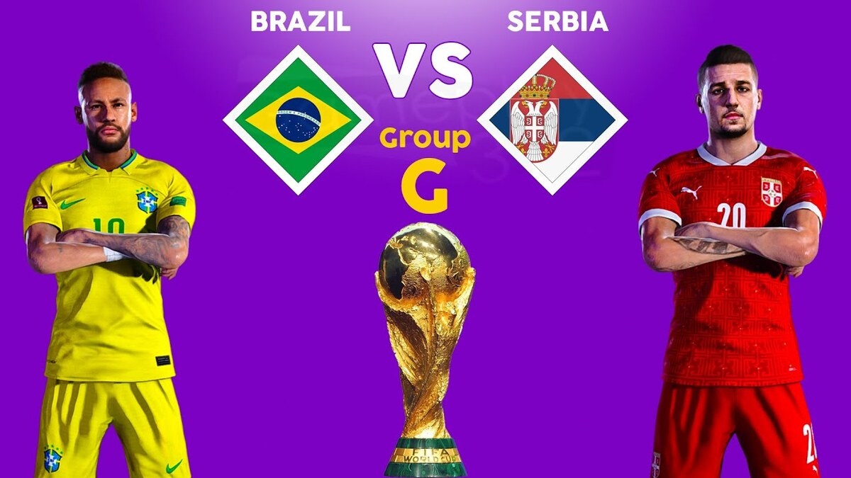 Trực tiếp bóng đá Brazil vs Serbia