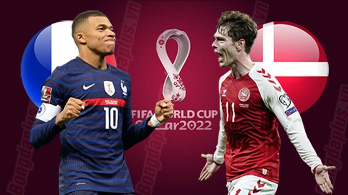 Lịch thi đấu World Cup 2022 ngày 26/11: Pháp vs Đan Mạch
