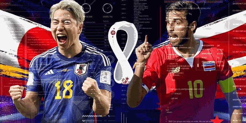 Trực tiếp Nhật Bản vs Costa Rica