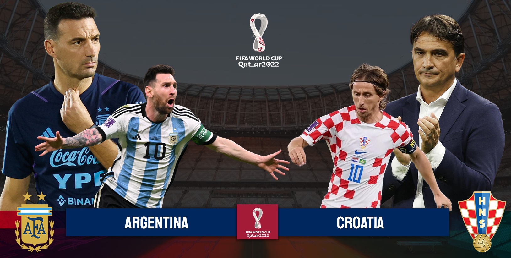 Nhận định bóng đá Argentina vs Croatia 02h00, 14/12: Messi đối đầu Modric