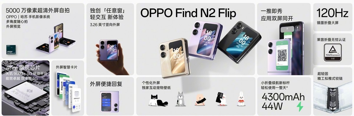 Oppo Find N2, Oppo Find N2 Flip
