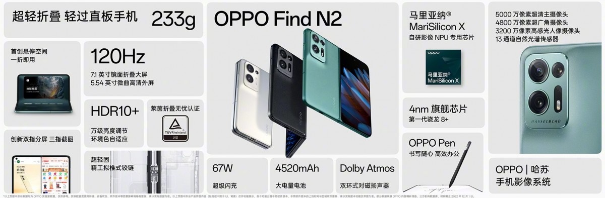 Oppo Find N2, Oppo Find N2 Flip