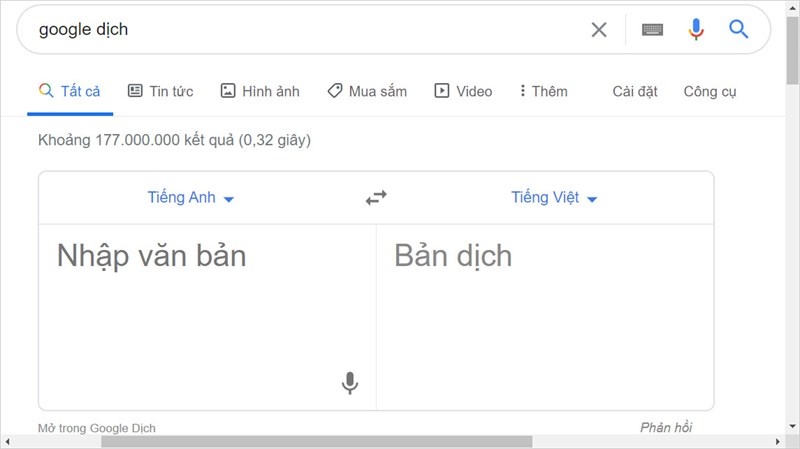 Google dịch, cách sử dụng Google dịch