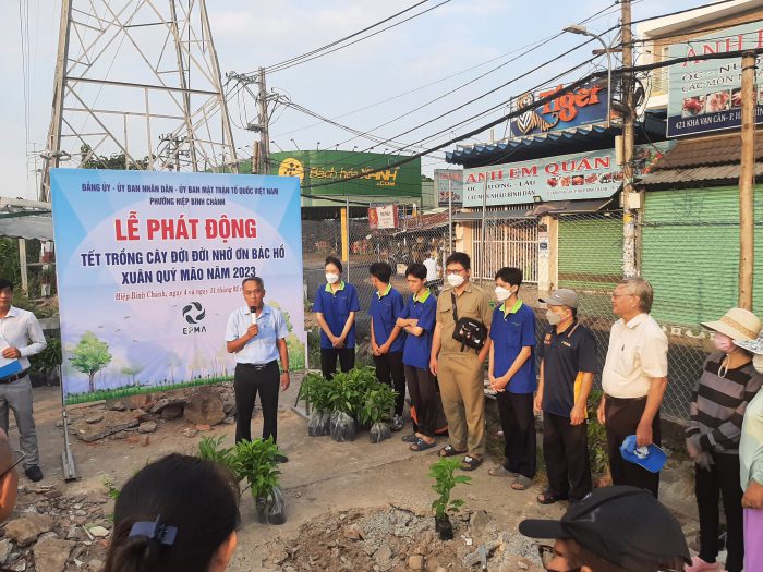 phường hiệp bình chánh Tết trồng cây đời đời nhớ ơn Bác Hồ