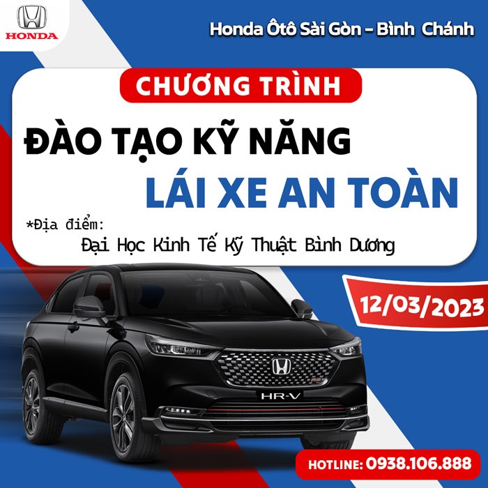 lái xe an toàn, Honda Ôtô Sài Gòn – Bình Chánh