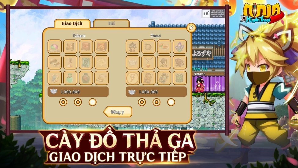 Ninja Huyền Thoại, game nhập vai, game