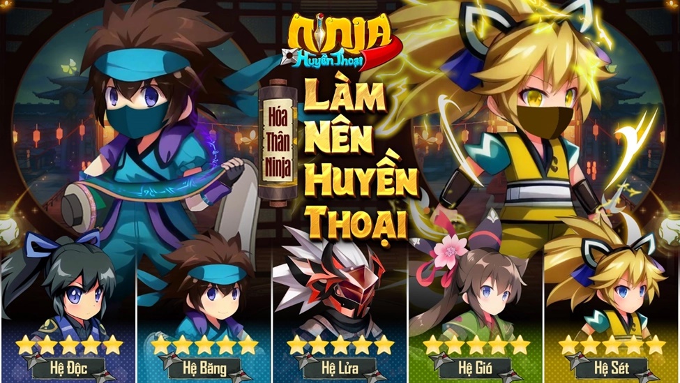 Ninja Huyền Thoại, game nhập vai, game