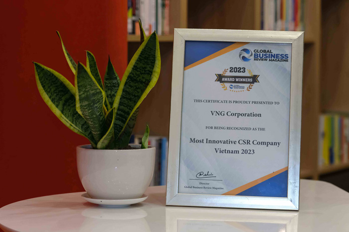 VNG, Most innovative CSR company Vietnam 2023