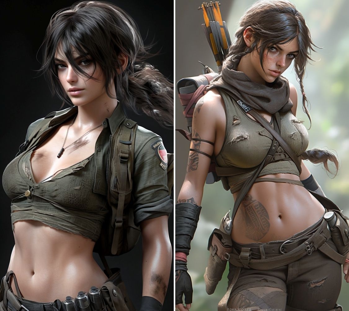 Lala Croft, Tomb Raider, AI