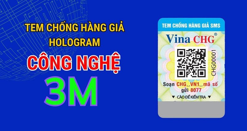 Vina CHG, tem chống giả