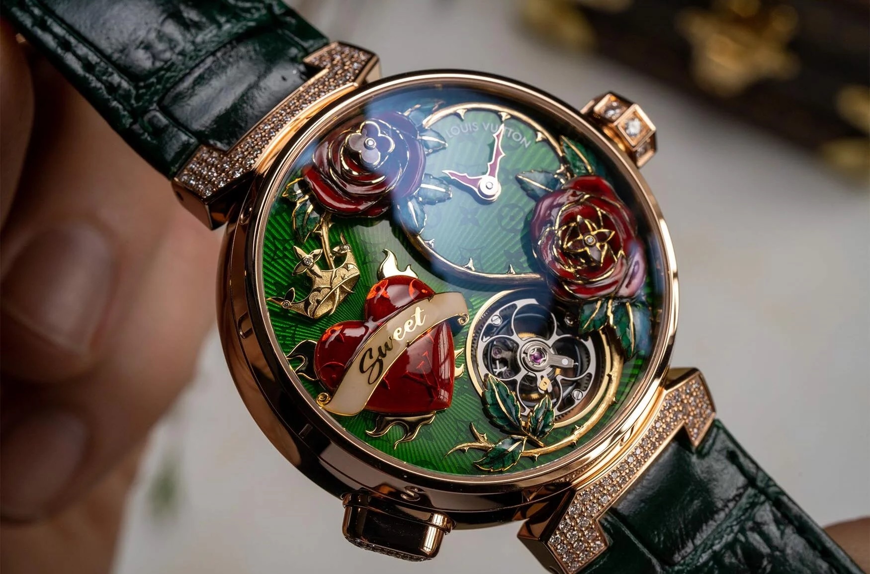 Đồng hồ Valentine, Swatch Sweet Embrace, Louis Vuitton Tambour Fiery Heart Automata, Blancpain Ladybird Colors Valentine's Day 2024, Breguet Reine de Naples 8925, Harry Winston Premier Valentine's Day, Quà tặng Valentine