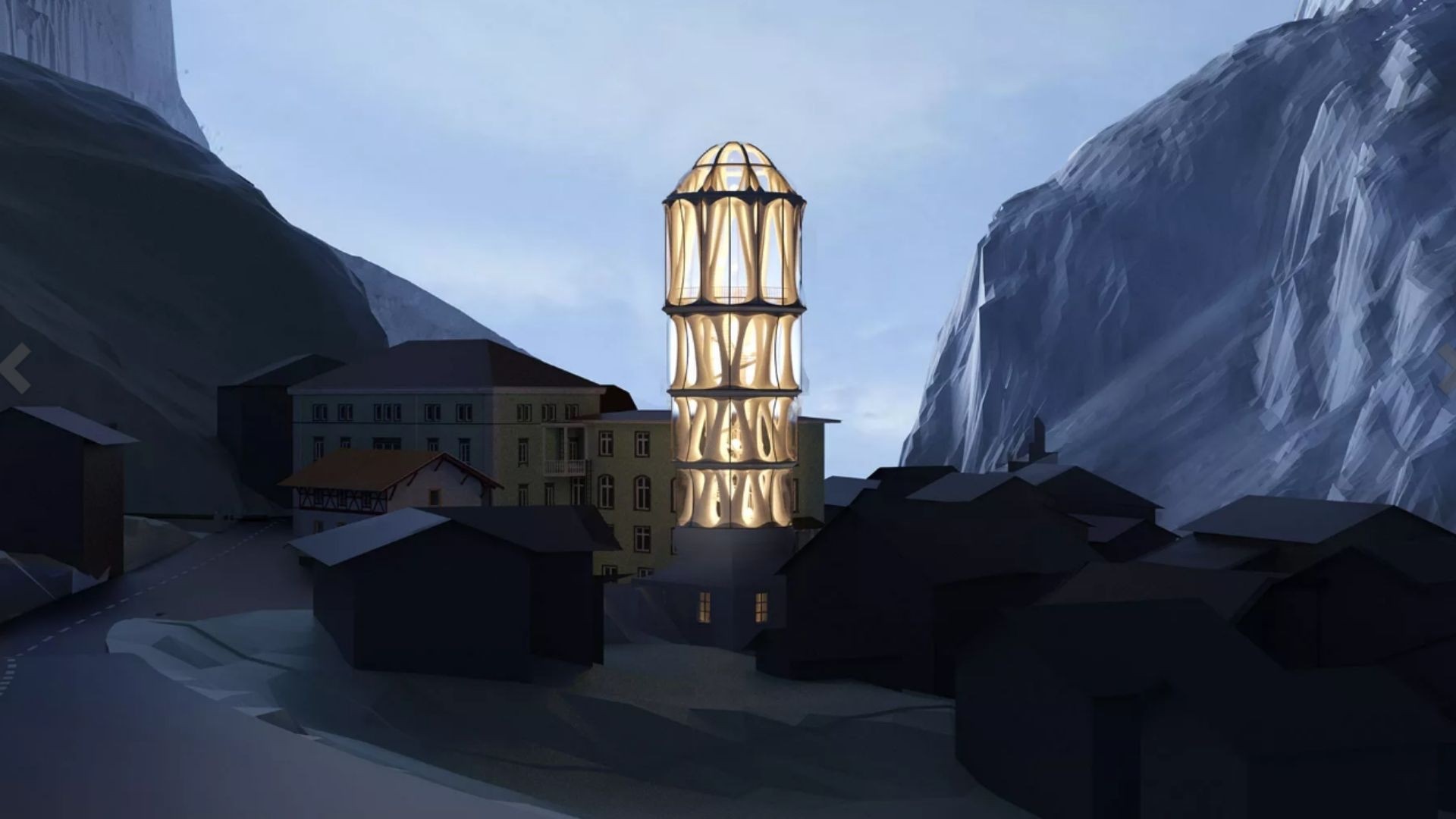 Tháp Trắng, In 3D, Dãy Alps, Kiến trúc, Công nghệ, Du lịch Thụy Sĩ