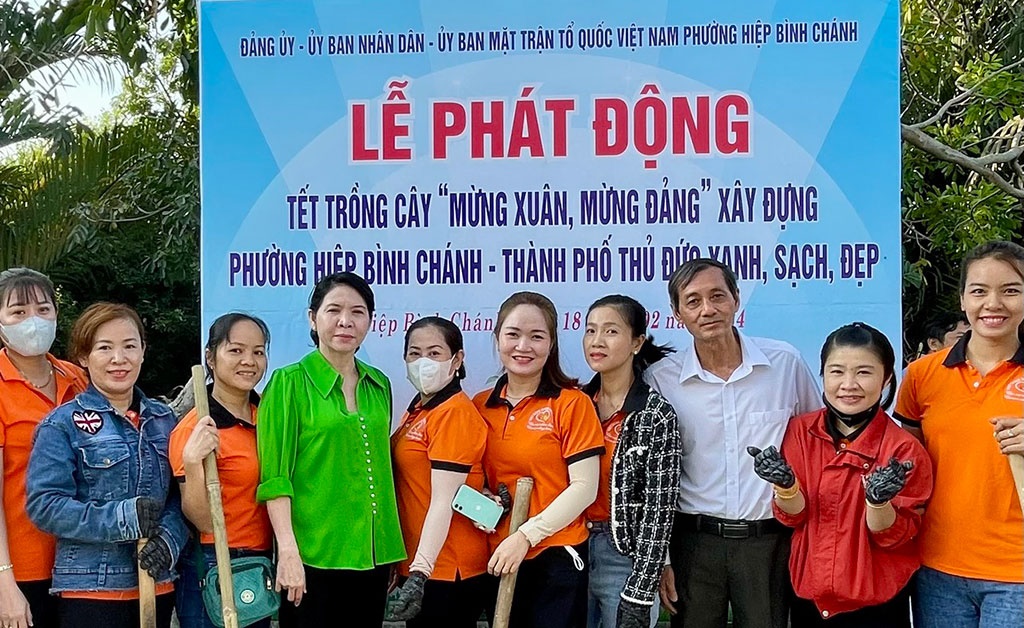 HANE, cây xanh, tặng cây xanh, Tết trồng cây, Thủ Đức