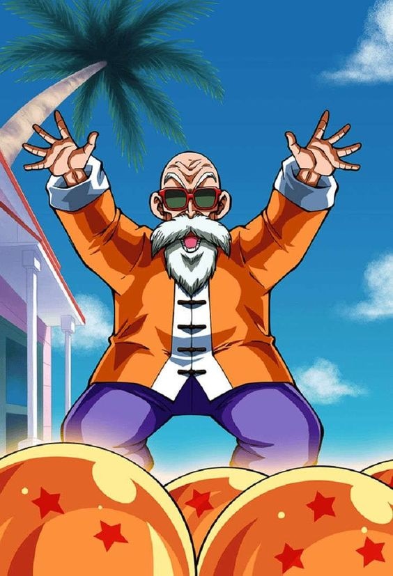 Ảnh nền Quy Lão tiên (Master Roshi), ảnh nền 7 viên ngọc rồng, ảnh nền dragon ball, Quy Lão Tiên Sinh