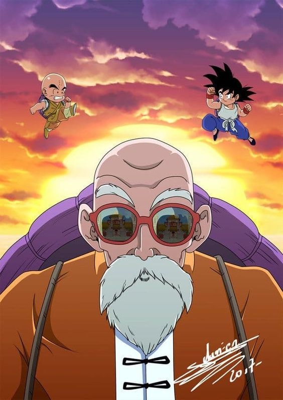 Ảnh nền Quy Lão tiên (Master Roshi), ảnh nền 7 viên ngọc rồng, ảnh nền dragon ball, Quy Lão Tiên Sinh