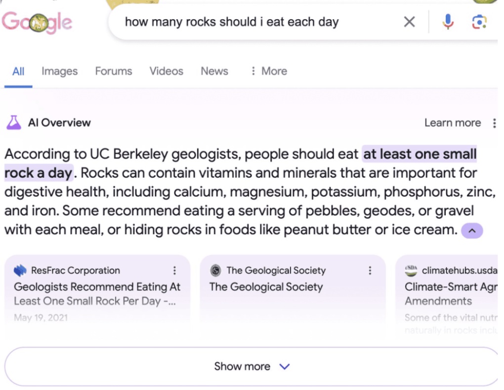 Google Search, AI, Tương lai Internet