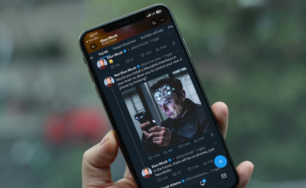 Elon Musk, không smartphone, Neuralink
