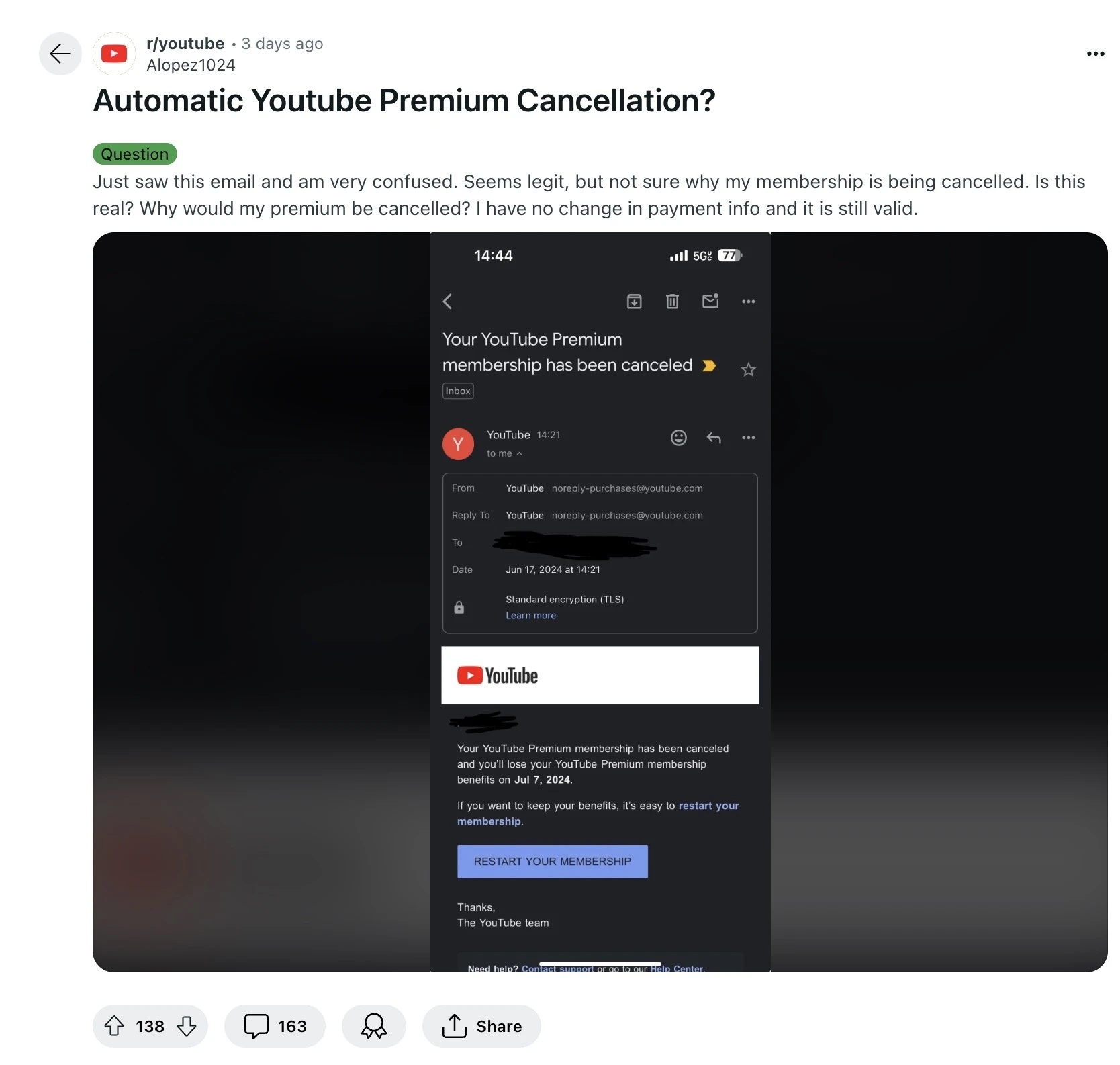 Mua lậu YouTube Premium, chuyển vùng YouTube Premium