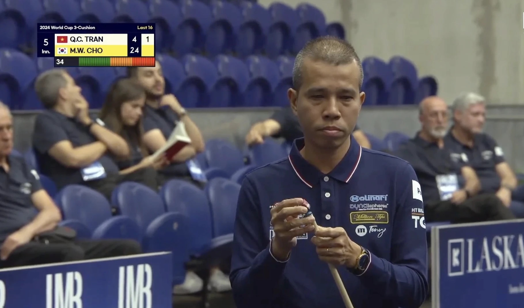 Video tổng hợp Quyết Chiến vs Cho Myung-woo, Video bi-a Quyết Chiến vs Cho Myung-woo