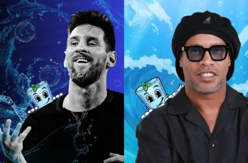 Messi, Ronaldinho bất ngờ lên bài về memecoin lạ