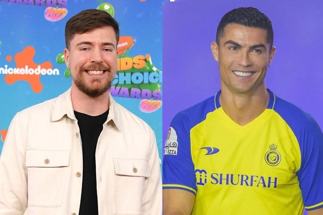 Ronaldo, MrBeast, YouTube, kỷ lục