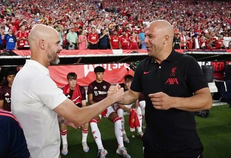 Arne Slot, Erik ten Hag, Manchester United